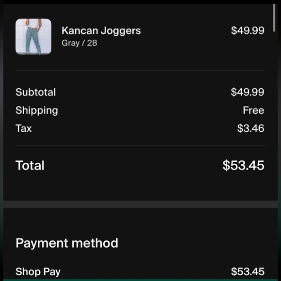 COPY - Kancan Joggers never worn. Bought and they’re to big and past the return… - Picture 4 of 4